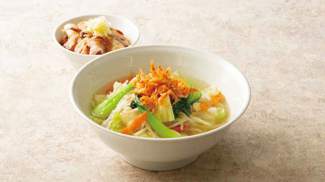 桜海老のタンメン（ミニチャーシュー丼付）