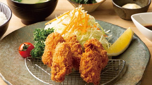 カキフライ定食